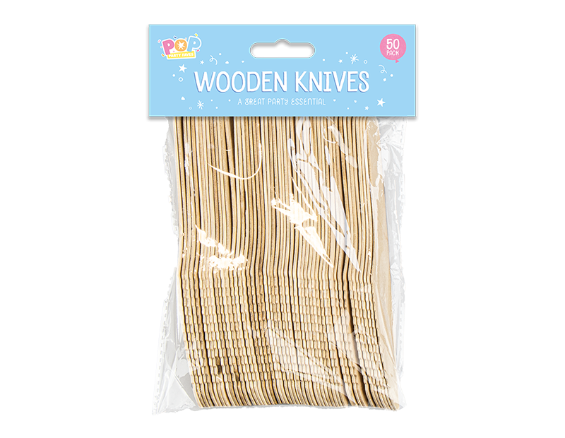 Wooden Knives 50pk